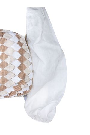 Top corto in ramie bianco PHO FIRENZE | 4323018BCHAMPAGNE